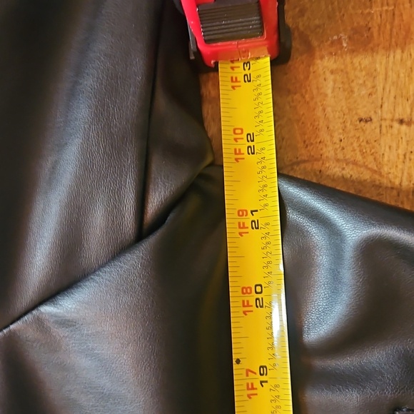 Nine West Size XL Black Faux Leather Jacket - Picture 10 of 10